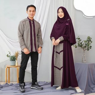 26. Femes Athena Couple Setelan Baju Muslim CP 2in1 Premium