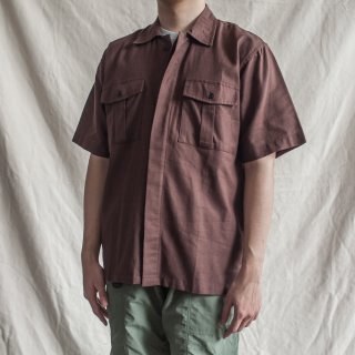 6. Qutn Safari Shirt - Brown Linen