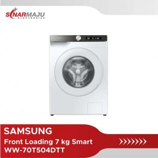 Mesin Cuci 1 Tabung Samsung 7 Kg Front Loading WW-70T504DTT / WW70T504DTT