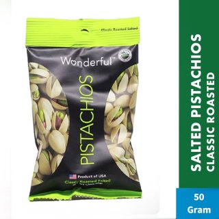 Wonderful Classic Roasted Salted Pistachios 50 gram