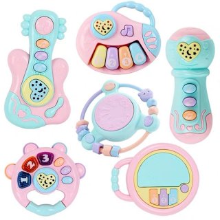 11. Leleoncare Mainan Bayi Musik, Mainan yang Menarik Sensor Pendengaran Bayi
