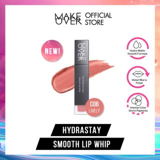 MAKE OVER Hydrastay Smooth Lip Whip 6.5 g - Lip Cream - C06 Lively