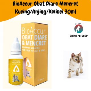 BioAccur Obat Diare Mencret Kucing/Anjing/Kelinci 30ml - BIO ACCUR