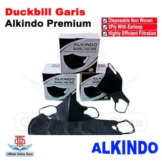 Masker Duckbill Garis Premium Alkindo 