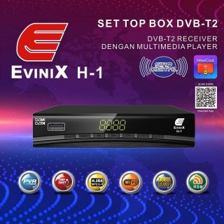 Set  Top Box EVINIX H1 New