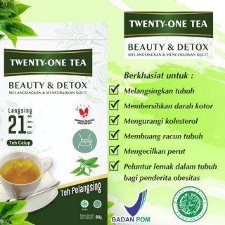 TWENTY-ONE TEA Sliming Tea Teh Diet Pelangsing 