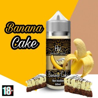 Banana Cake  Premium Liquid Non Nicotine