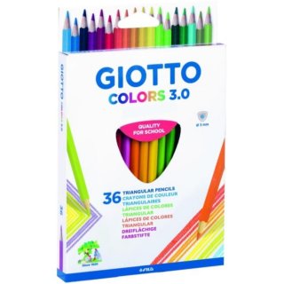 Giotto Colors 3.0 Triangular 36 Warna