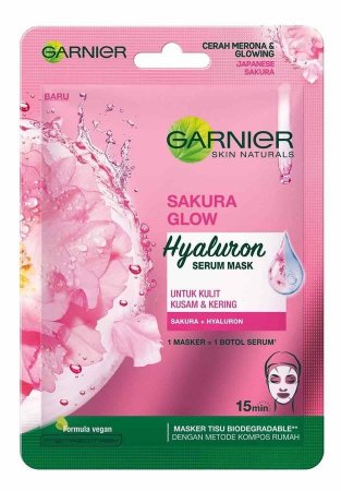 GarnierSerum Mask Hydra Bomb Sakura Glow