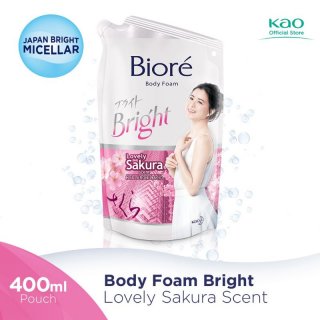 22. Biore Bright Body Foam Lovely Sakura Scent