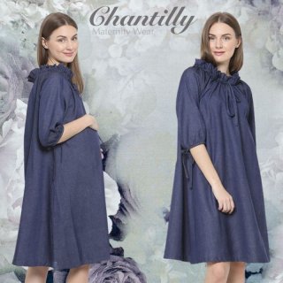 3. Chantilly Maternity Dress 51031 SS Light Blue