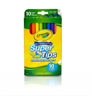 23. Crayola Washable Supertips Marker