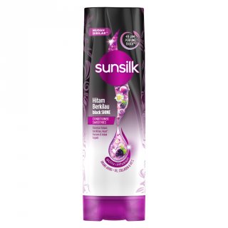 Sunsilk Conditioner Smoothies Rambut Hitam Berkilau Black Shine Activ-Infusion dengan Urang Aring