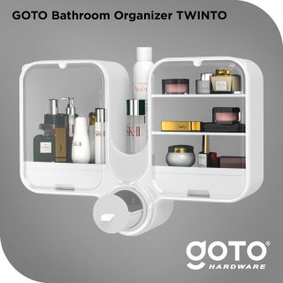 Goto Twinto Rak Dinding Toilet Kamar Mandi Bathroom Organizer Tempel