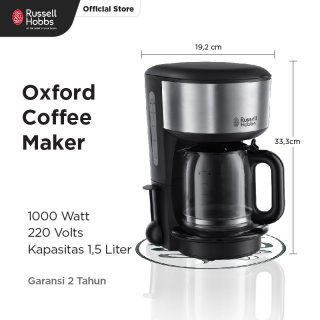 21. Russell Hobbs Oxford Coffee Maker - RH-20130-56, Lebih Cepat Nikmat