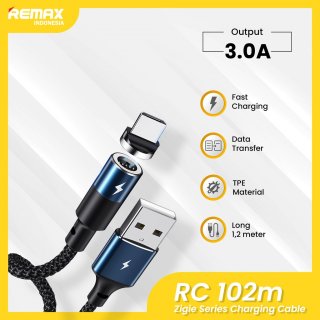 22. Remax Rc-102m Zigiie Series Magnet Connection Data Cable