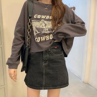 19. Vallina Cowboys Sweater Korean Style, Cocok untuk Hangout