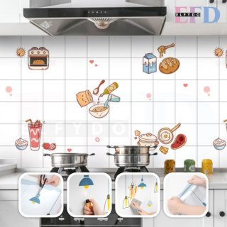 ELFYDO HL0204 Wallpaper Dinding Dapur 