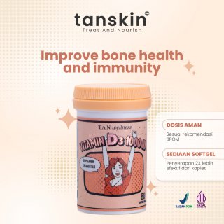 Tanskin - TAN Wellness Vitamin D3 1000 IU 