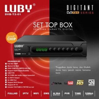 LUBY Set Top Box DVB T2 01 