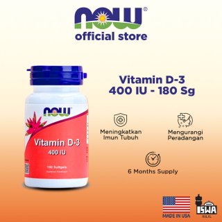 NOW Foods, Vitamin D-3 400 IU