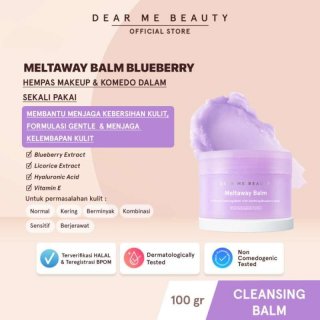 Dear Me Beauty Cleansing Balm - Meltaway Balm Bluberry