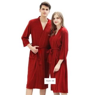Kimono Handuk Baju Couple Pengantin Pasangan Jubah Mandi Batbe
