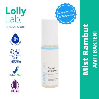 LOLLY LAB Sweet Dreams Non - Alcohol Antibacterial Hair Mist 