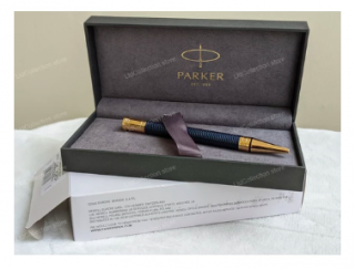11. Parker Duofold Prestige Chevron Ballpoint Pen, Simbol Keunggulan