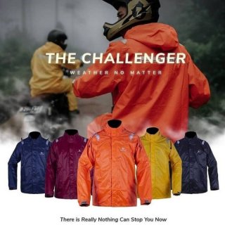 20. Jas Hujan The Challenger Untuk Mudik Pakai Motor Pribadi Pembantu Rumah Tangga