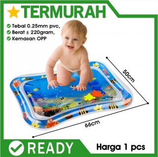 Baby Kids Water Play Mat Inflatable Infants Tummy Time Playmat Toy Fun