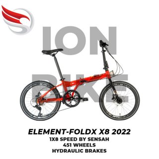 FoldX X8 2022 Sepeda Lipat Hydraulic 