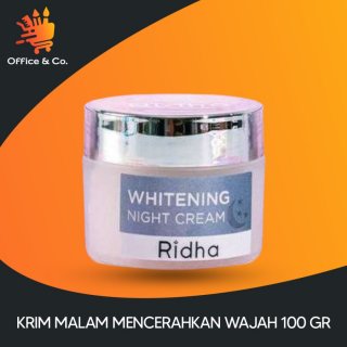25. RIDHA Whitening Night Cream