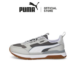 PUMA Sepatu Training R78 Trek Gray Violet- White-Steel Gray