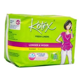 KOTEX Panty Liner Longer & Wider Daun Sirih 