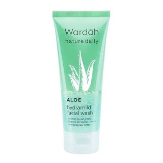 2. Wardah Nature Daily Aloe Hydramild Facial Wash