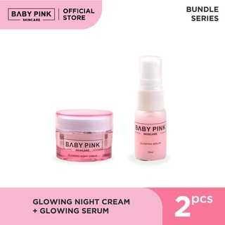 26. Glowing Night Cream + Glowing Serum, Menambah Nutrisi Kulit