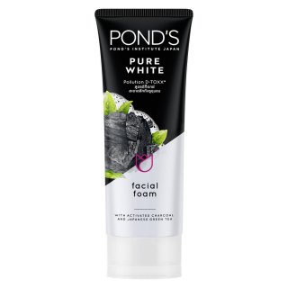 21. Ponds Pure White Charcoal Facial Foam 