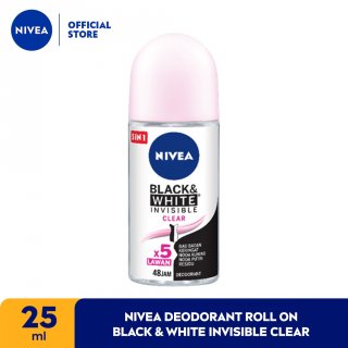 NIVEA Personal Care Deodorant Invisible Black&White Roll-On