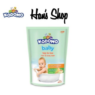 KODOMO Top To Toe Refill 450ML / Hair & Body Wash 