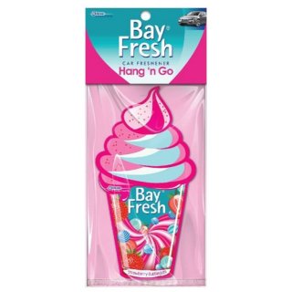 Bayfresh Hang n Go Car Freshener Strawberry Bubblegum