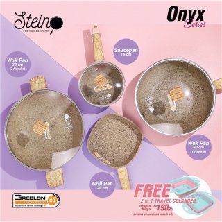 13. Steincookware Stein Paket Onyx, Set Masak yang Dibutuhkan Mereka yang Hobi Memasak