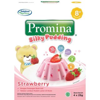 Promina Silky Puding Strawberry