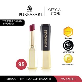 Purbasari Lipstick Color Matte - 95 Amber