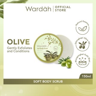 Wardah Soft Body Scrub with Olive