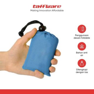 TaffSPORT Karpet Camping Lipat Waterproof 140 x 152cm - FS-007 - Blue