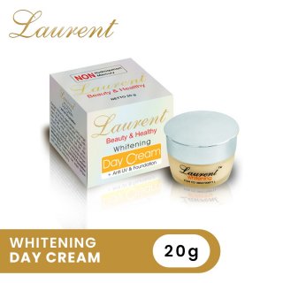 24. LAURENT Whitening Day Night Cream, Mencerahkan dan Menutrisi Kulit