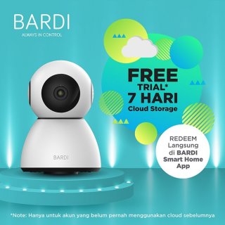 BARDI Smart IP CAMERA CCTV 360 INDOOR PTZ PAN TILT ZOOM Wifi HOME
