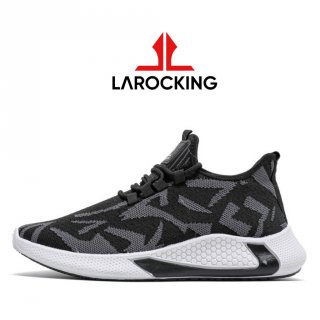 Larocking - Phantom Hitam | Sepatu Sneakers Running Gym