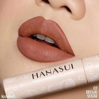 Hanasui Mattedorable Lip Cream Boba Edition - 02 Brown Sugar